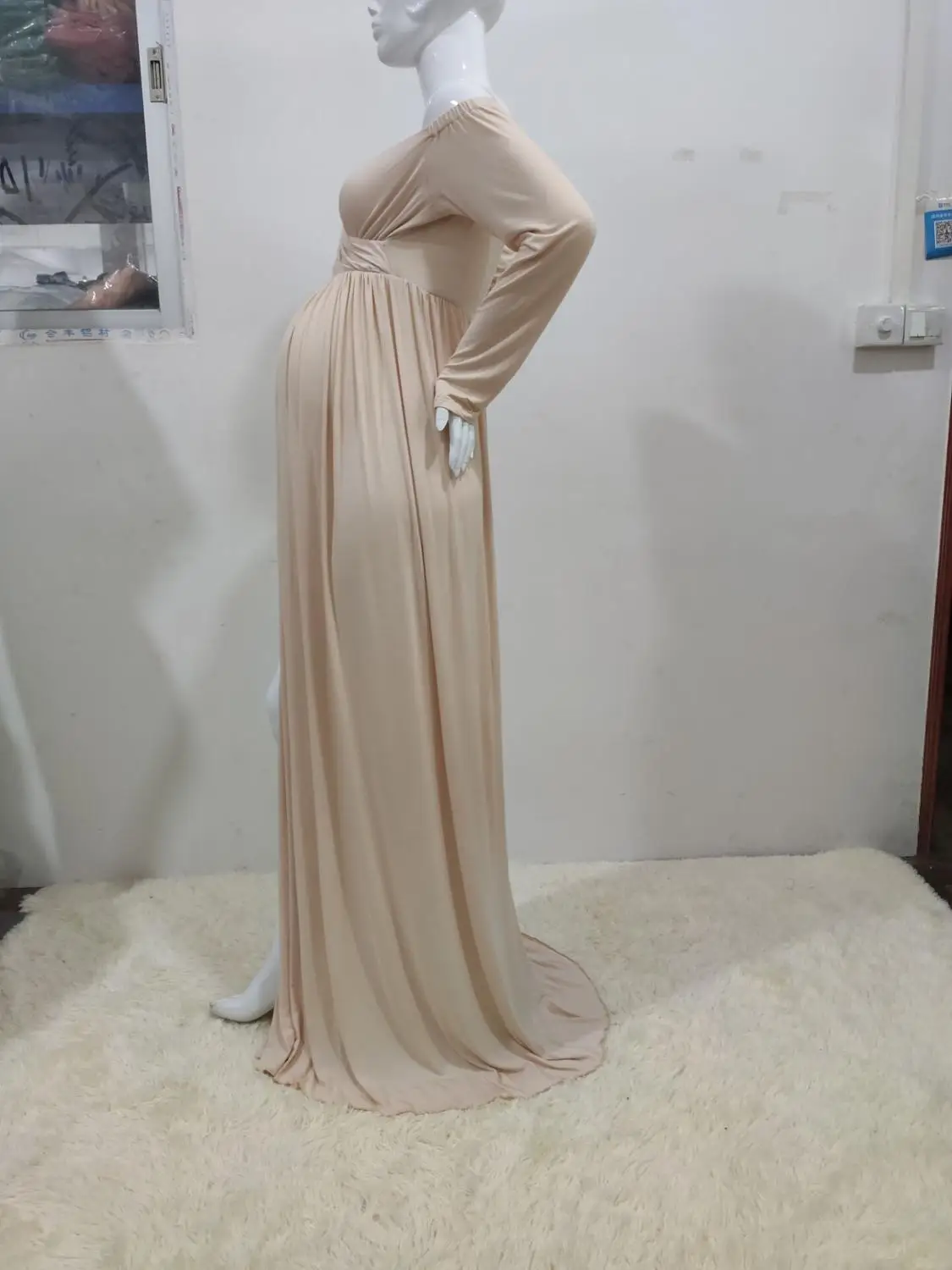 

New Maternity Dresses For Photo Shoot Trailing Dresses For New Year2021 Pink Dress Sexy Clothes For Pregnant Women Dress