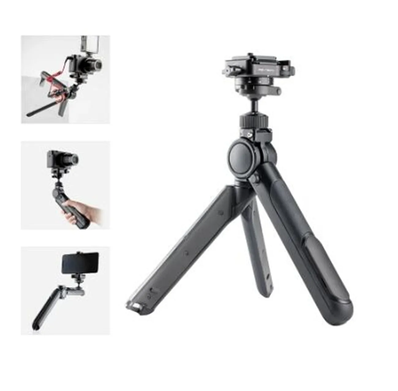 

PGYTECH Mini Flexible Phone Tripod Holder Handheld Panoramic action camera selfie stick Vlogging Mantispod Tripod gopro/insta360