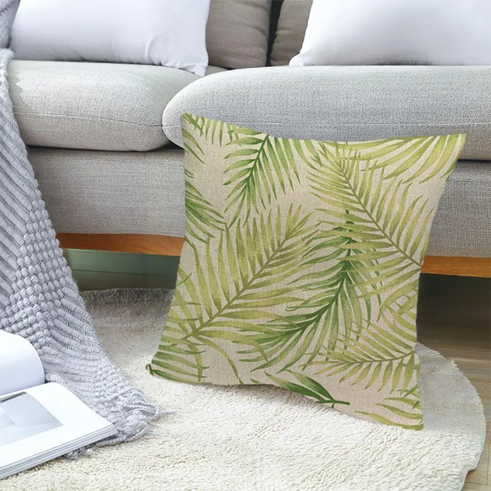 

45Cm Retro Floral Pattern Pillow Cover Single-Sided Sofa Decorations Home M1D2 Pillowcase Peach Chairs Skin Seats Accesso G1J4