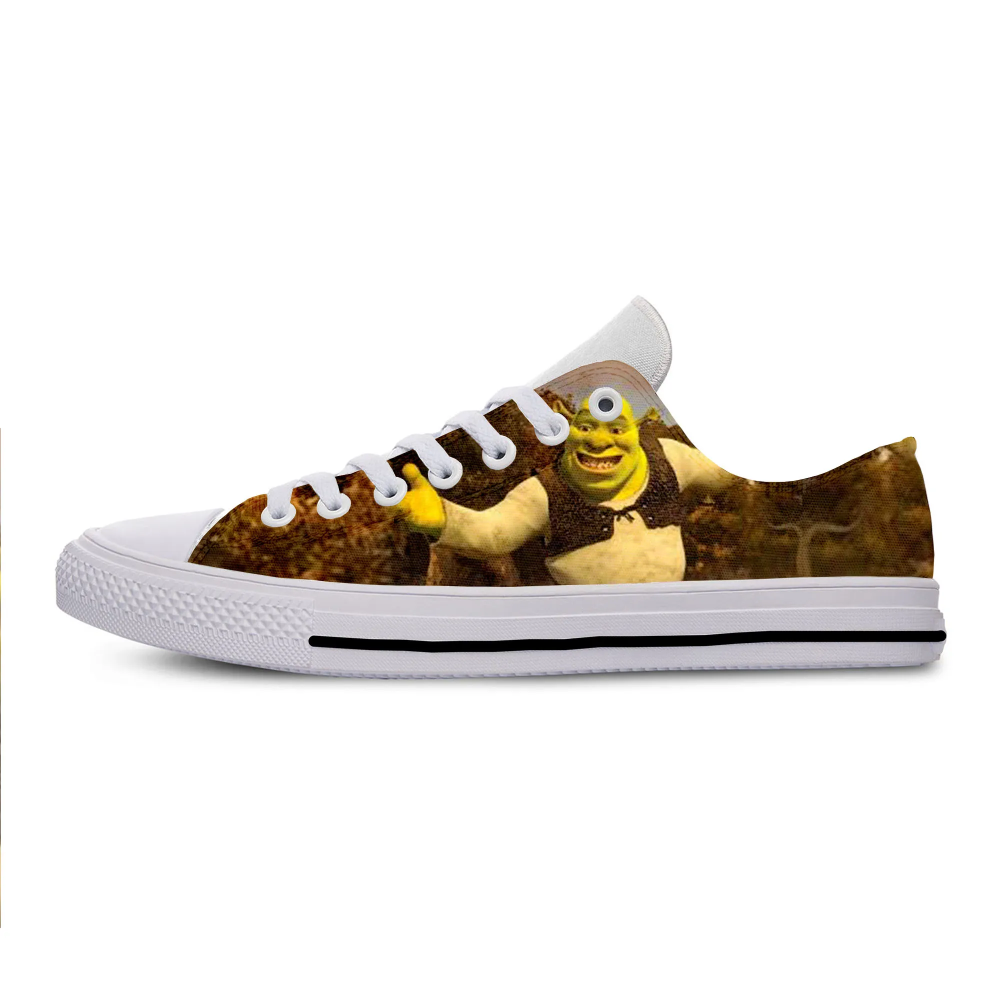 2019 Hot Cool Fashion New Summer Sneakers Handiness Casual Shoes 3D Printed Cartoon Cute Funny Fantasy Movie For Men Women Shrek