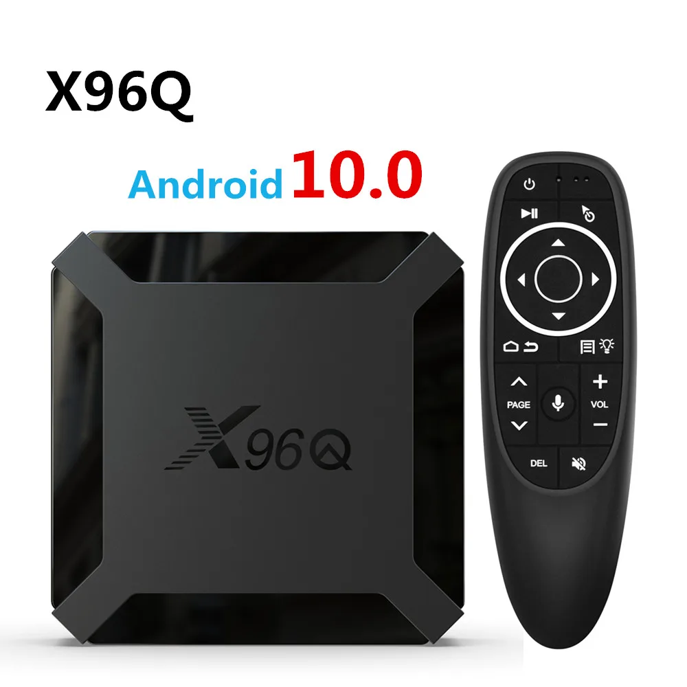 X96Q Смарт ТВ коробка Android 10 0 Allwinner H313 4 ядра 2 Гб оперативной памяти 16 встроенной ГГц
