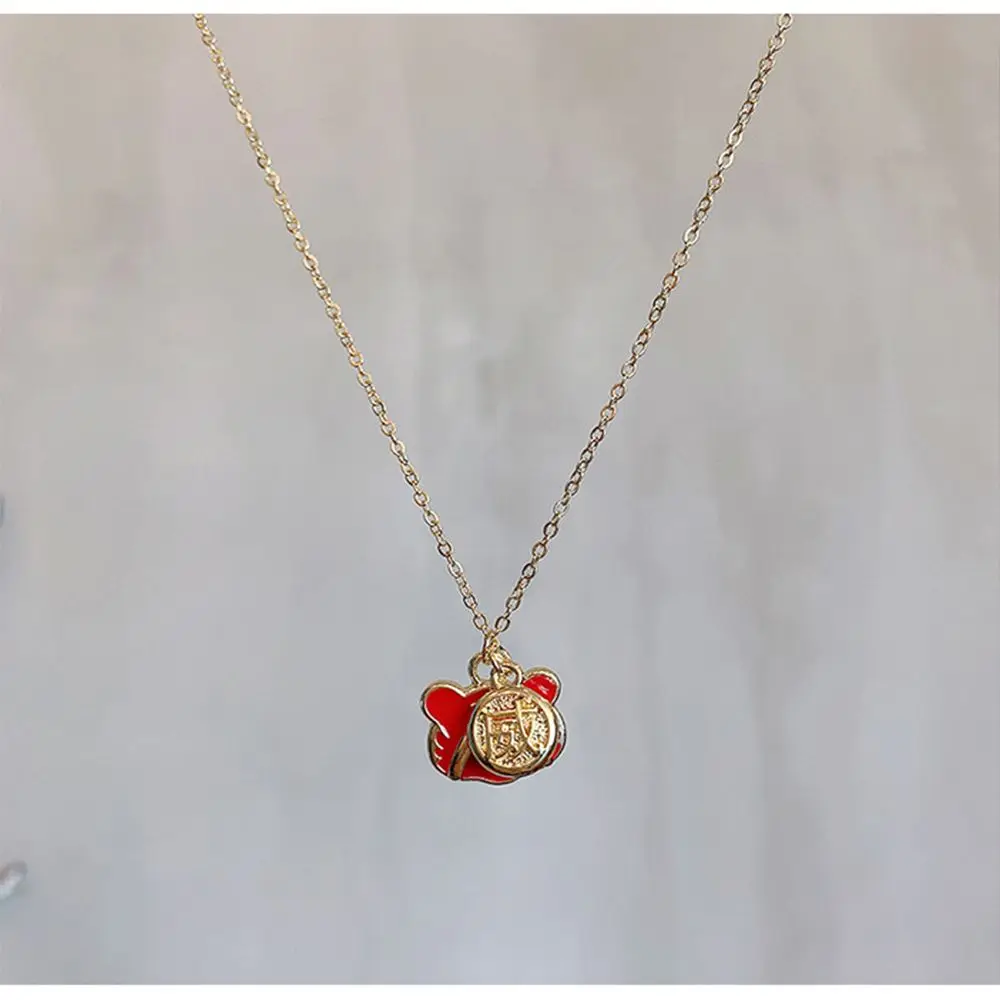 

Korean Style Clavicle Chain Women Jewelry Girl 's Birthday Gifts Little Tiger Necklaces Chinese Zodiac Necklace