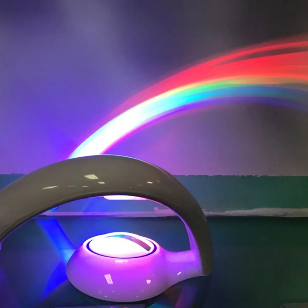 2nd Generation 3D Романтический Радуга проектор Цвет светодиодный ночной Светильник
