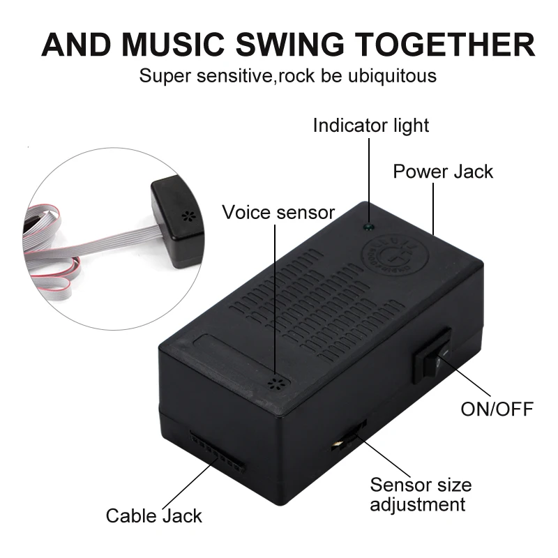 

Flying dragon Car Auto Music Rhythm Sticker LED Flash Light Lamp Activated Equalizer EL Sheet Rear Window Styling Cool Sticker