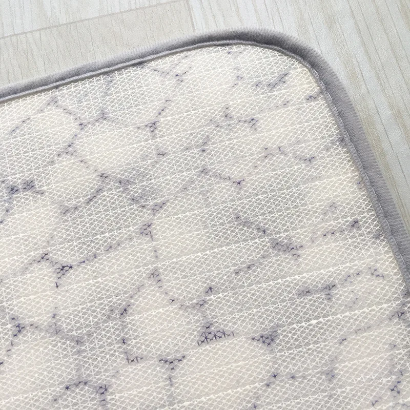 

3 pcs/set Bathroom Mat Set Coral Fleece Floor Bath Mats Memory Foam Rugs Kit Toilet Non-slip Carpet Mattress Bathroom Decor