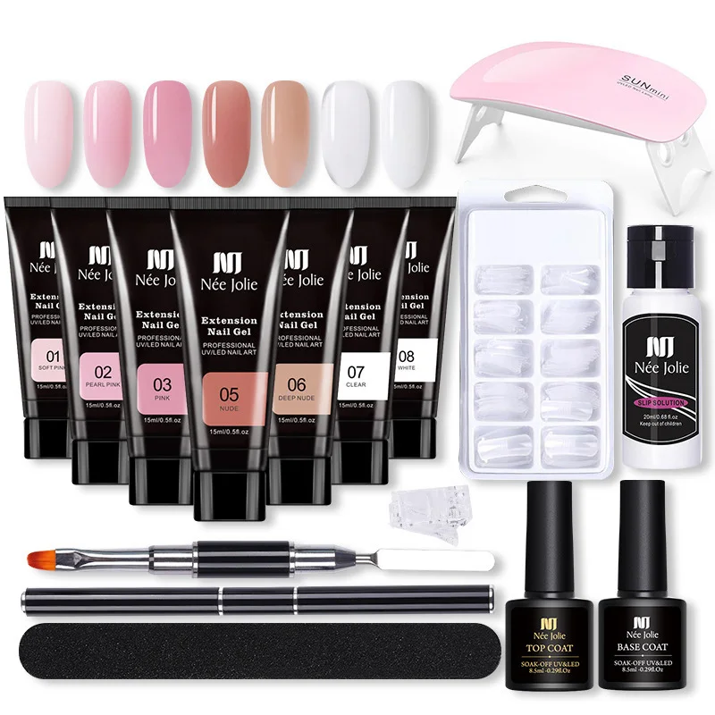 

2021 новый дизайн ногтей 15 шт./компл. гель для дизайна ногтей Магнитный Клей Лак чистый кристалл Твердый генератор удлинения