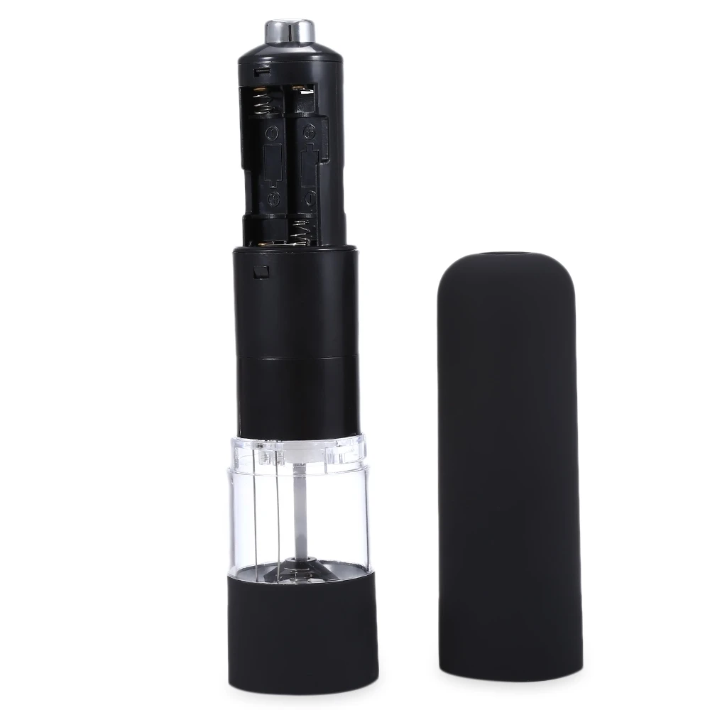 Electric Salt Pepper Herb Mill Grinder Kitchen Tool With LED Light Grinding Tools Cinnamon Food Mills Seasoning Saving Time | Дом и сад