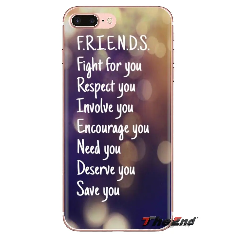 Silicone Phone Bag Case For Xiaomi Redmi 4 3 3S Pro Mi3 Mi4 Mi4i Mi4C Mi5 Mi5S Mi Max Note 2 quotes best friends forever bff |