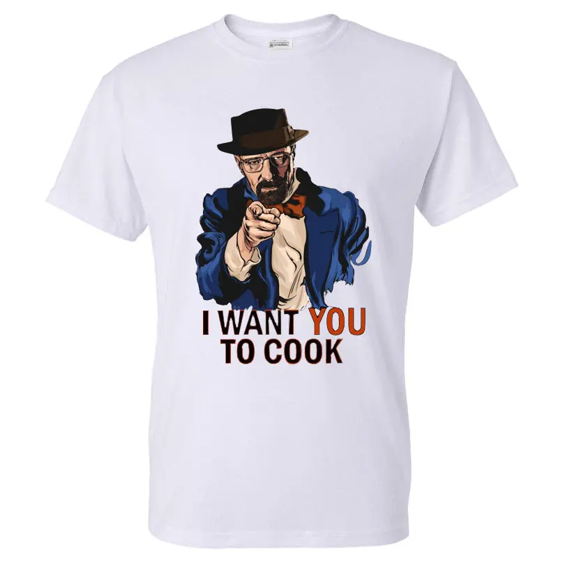 whitepiwantyouto Мужская модная футболка с надписью «Breaking Bad», коллекция года, футболка LOS POLLOS Hermanos, футболка с короткими рукавами с изображением братьев курицы, хипстерские топы, Лидер продаж - Цвет: whitepiwantyouto