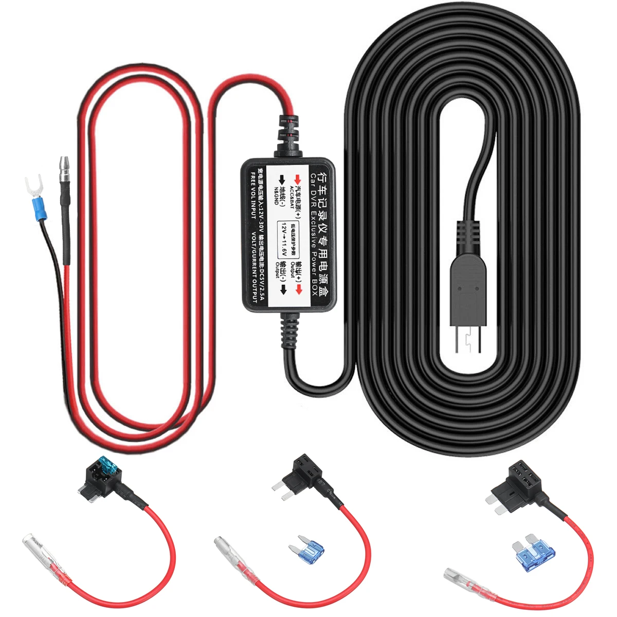 

Dash Car Cam Camera Hard Wire Kit for Nextbase 512GW 402G 202 101 DUO Car DVR GPS Car Electronics Accessories Fuse Holder Wire