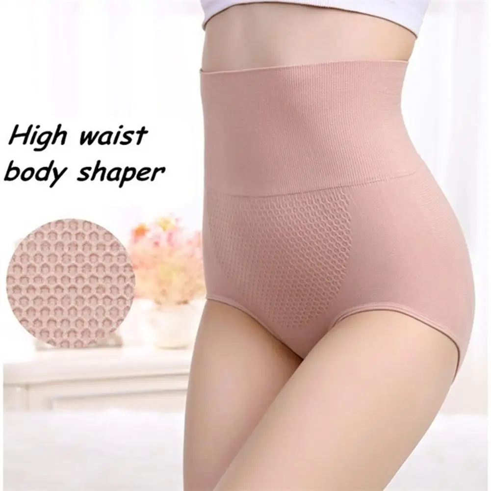 

Women High Waist Seamless Tummy Control Body Shaper Briefs Slimming Underwear
