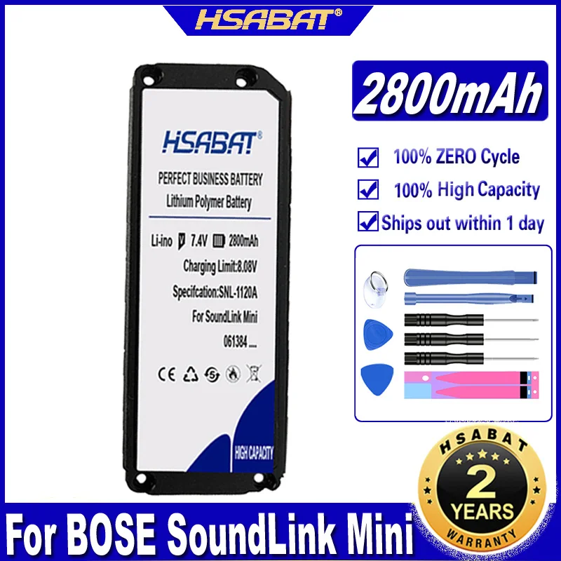HSABAT 061384 061385 061386 063404 063287 2800mAh аккумулятор для BOSE SoundLink Mini I Bluetooth динамик