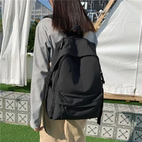 solid color backpack fashion women backpack high school bags for teenage girls anti theft travel backbag student kawaii bookbags