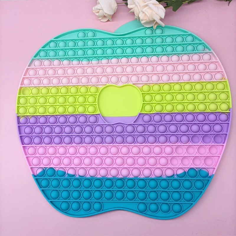 

New 40cm Big Size Push Bubble Toys Autism Needs Squishy Stress Reliever Toys Adult Kid Fidget Family Table Board Games POP Its