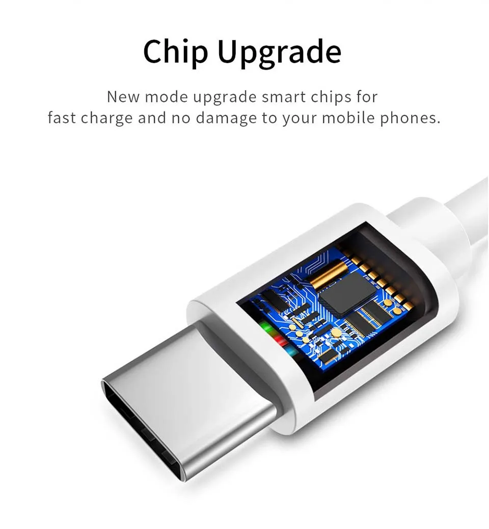 Usb type-C кабель для Xiaomi Redmi Note 7 mi9 2.4A USB C кабель для samsung S9 провод для быстрого заряда USB-C шнур для зарядки мобильного телефона