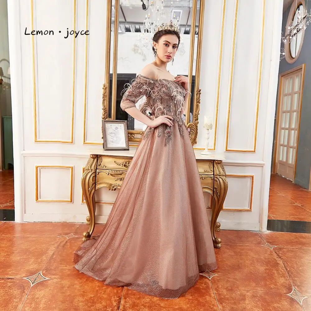 Женское вечернее платье с открытыми плечами Lemon joyce сексуальное ТРАПЕЦИЕВИДНОЕ