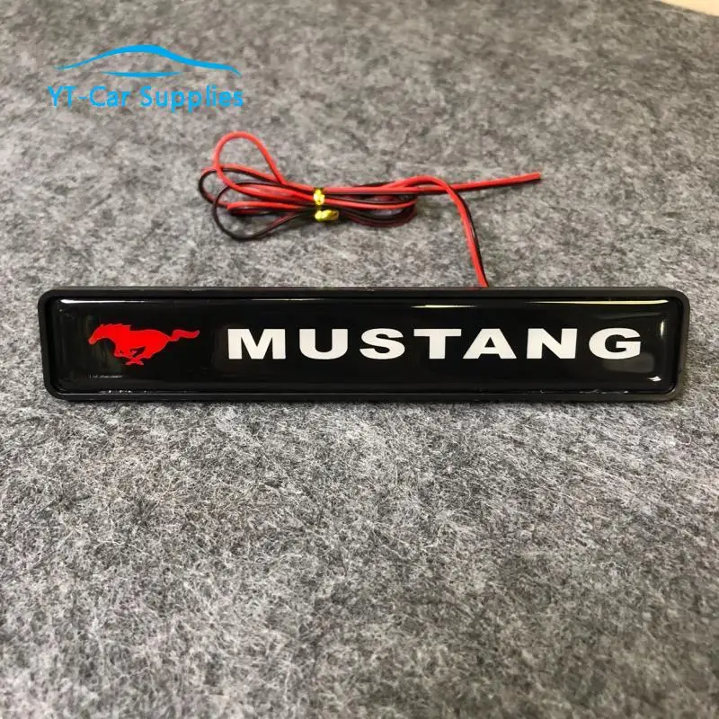 

Car Mid-frame Atmosphere Lamp LED Car Logo Lamp Decoration Modification Accessories For Ford Mustang