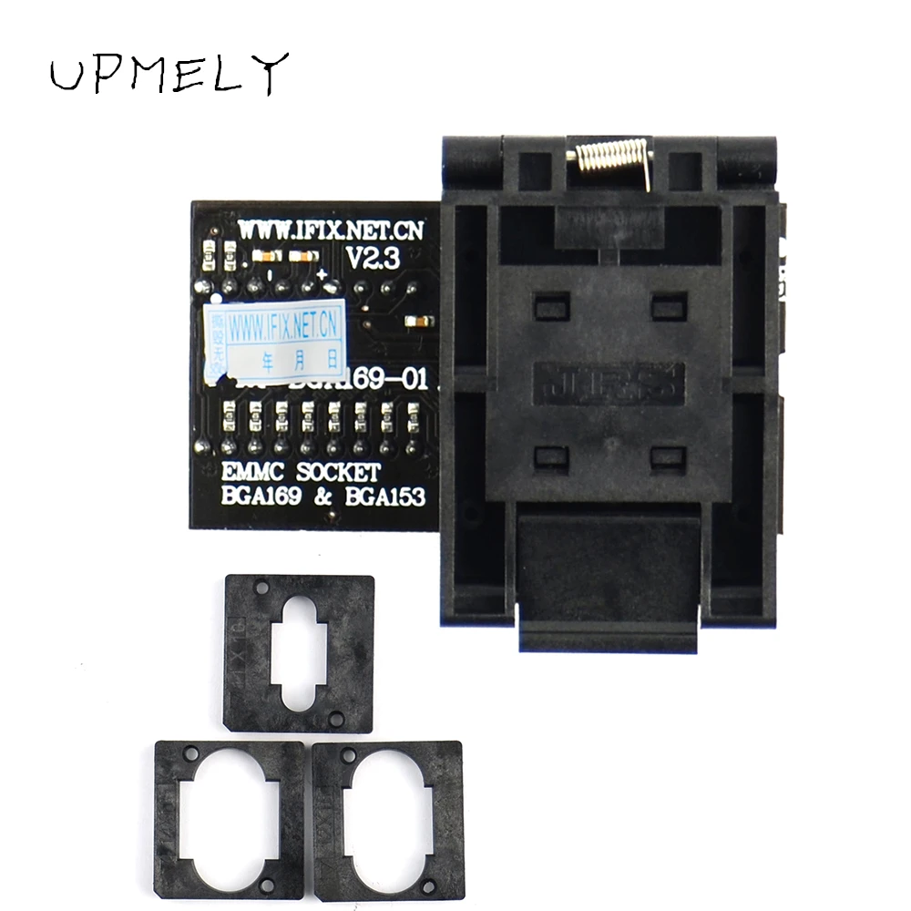 Оригинальный BGA169 / BGA153 EMMC адаптер V2.3 с 3 ограничивающими коробками BGA для