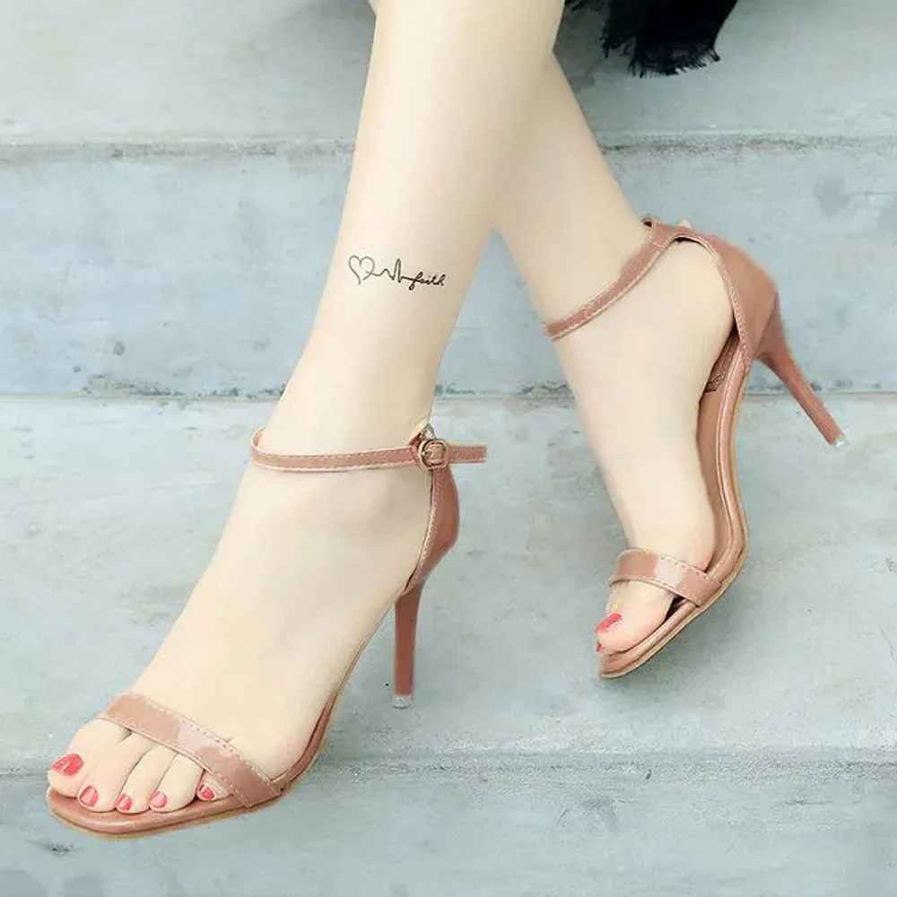Сандалии женские на высоком каблуке пикантные туфли-лодочки для танвечерние
