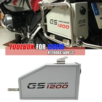 for bmw r1200gs r 1200 gs lc adv 2013 2019 motorcycle 5 liters aluminum waterproof left side tool box case bracket