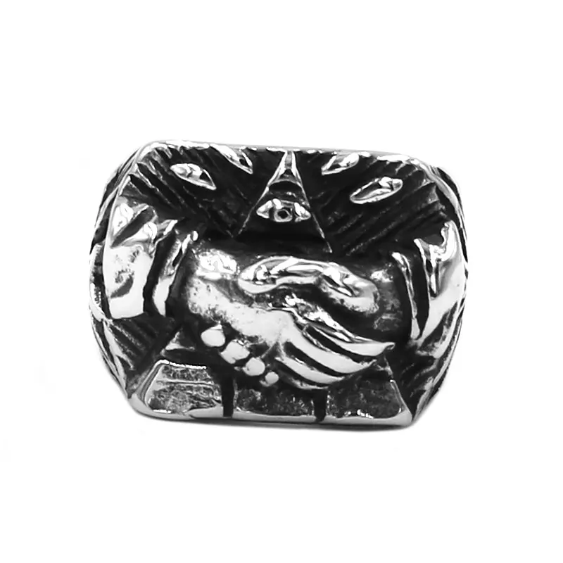 Оптовая продажа подсветка пирамидальный глаз вибрационное кольцо ювелирные