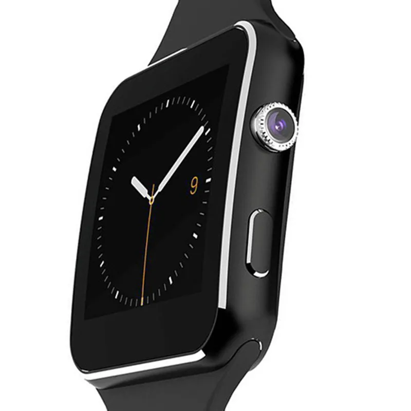 Bluetooth Смарт часы X6 Спорт Шагомер Smartwatch с камерой поддержка sim-карты Whatsapp Facebook для