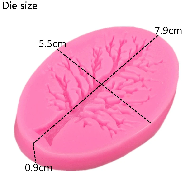 Силиконовая форма сделай сам в виде листьев мягкий инструмент для украшения