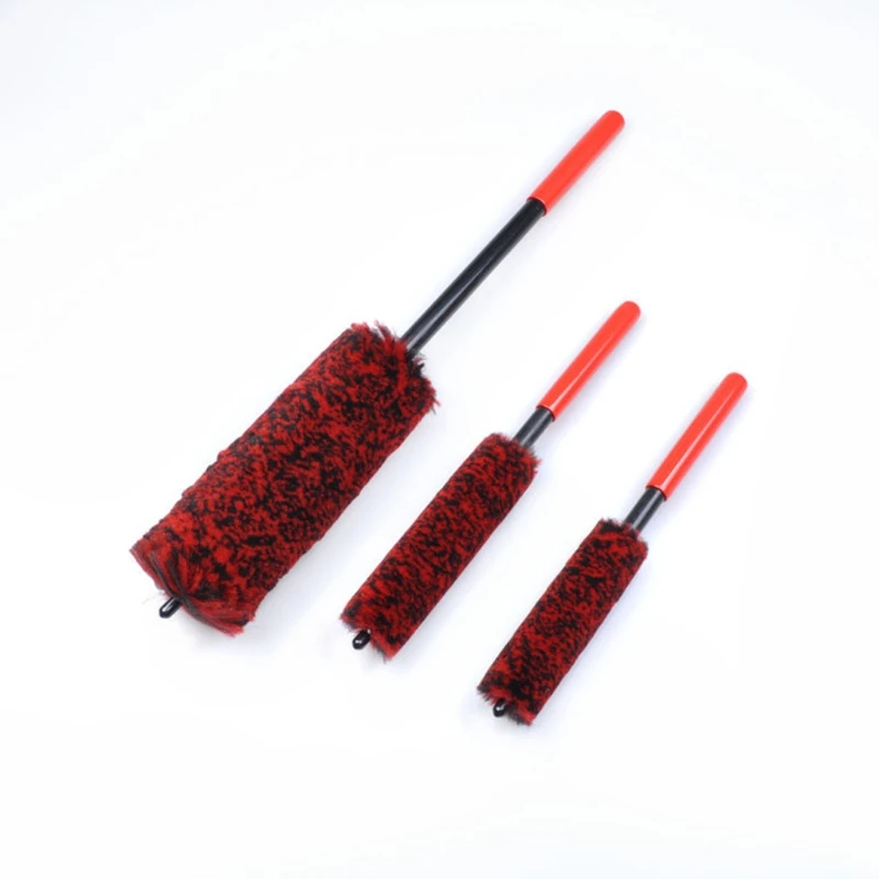 

Automotive Tire Detailing Brush Soft Wheel Cleaner Tool Set Cleaning Helper Suitable for Car Rim Tire Washing T3ED