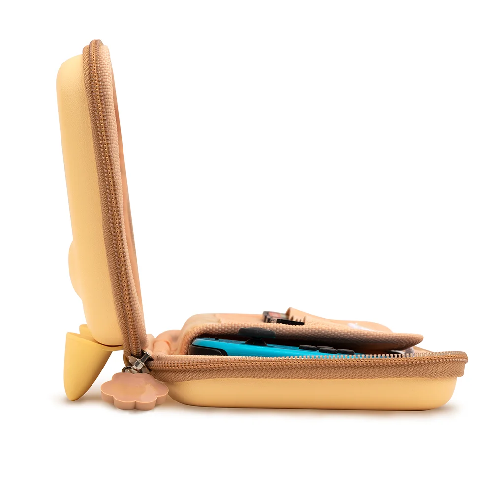 

Geekshare Cute Dog Ears Yellow Storage Bag Protables For Nintend Switch Strap Pharaoh Travel Carrying Case for Nintendo Switch