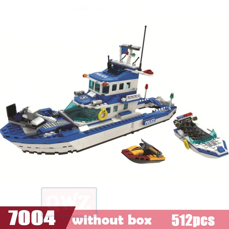 QWZ серия городская полиция строительные блоки полицейский участок детские