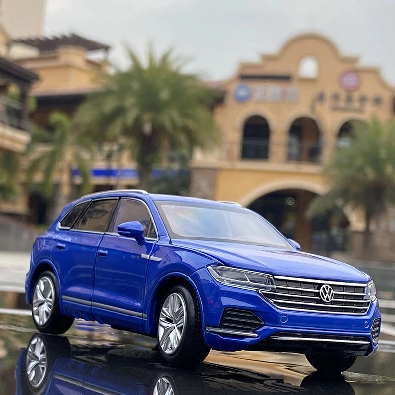 1:32 модель автомобиля VW Touareg из сплава литой и игрушечный автомобиль внедорожник