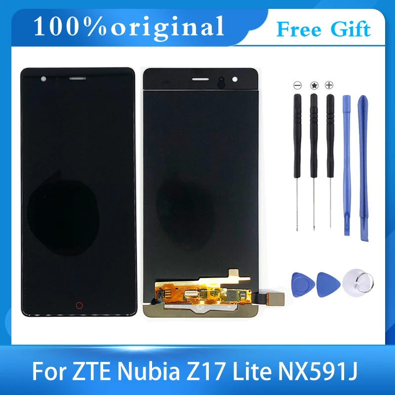 Бесплатная доставка для 5 &quotZTE Nubia Z17 Lite NX591J ЖК дисплей сенсорный экран дигитайзер