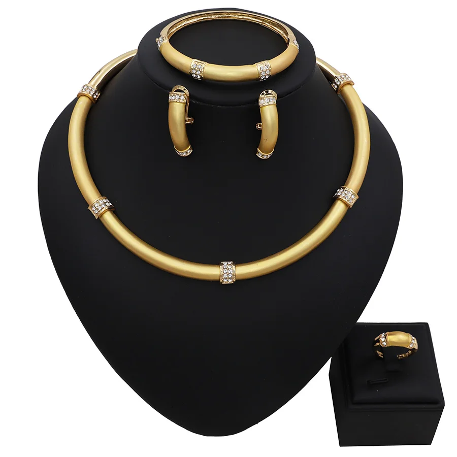 TSROUND ожерелье кольцо браслет серьги для женщин африканские нигерийские