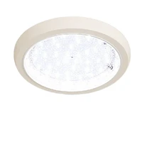 modern fashion 12w15w smd5730 led kitchen plastic ceiling lamp roundsquare bathroom glass ceiling light fixture ac180v265v