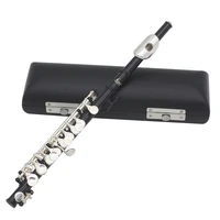flute c key piccolo half size flute silver plated keys cupronickel piccolo with padded case cleaning cloth stick screwdriver