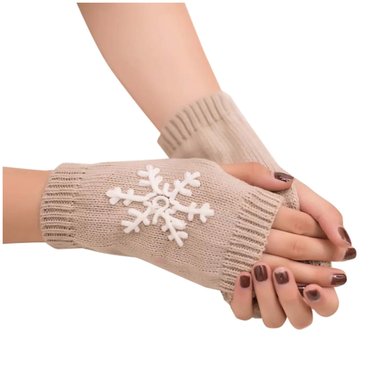 

Women Girl Knitted Arm Fingerless Keep Warm Winter Gloves Soft Warm Mitten Outdoor Sport Warmer Gloves Dropshipping