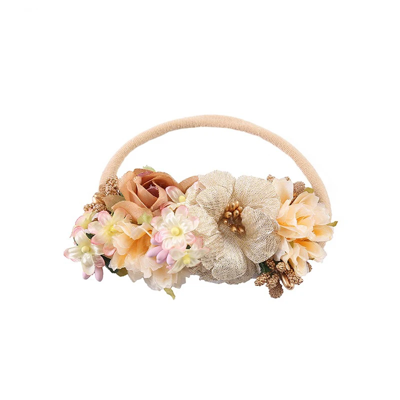 

Warmom Handmade Floral Baby Headband Newborn Haarband Baby Girl Headbands Cotton Kids Hair Band Girls Hair Accessories