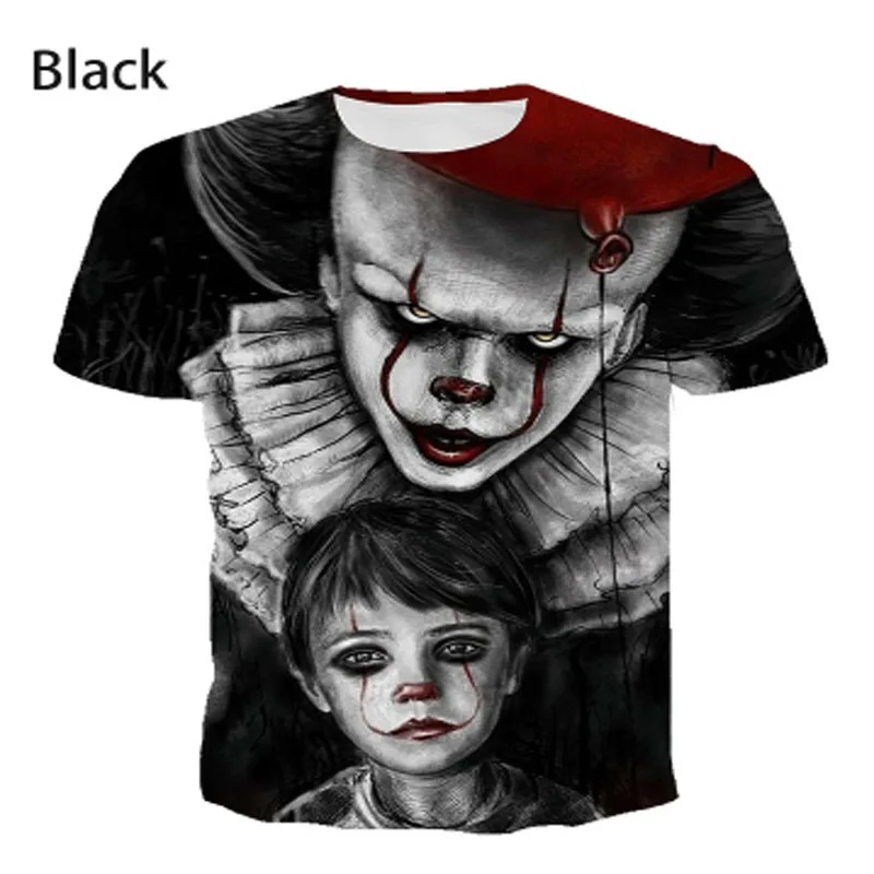 Новинка 3d футболка Новый американский фильм это клоун возвратная душа серия