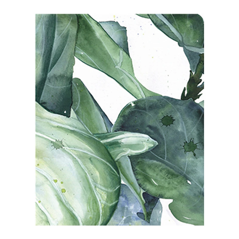 

Green Leaf Landscape Oil Painting On Canvas Nordic Modern Natural Scenery Art Posters Pictures Sofa Background Wall Home Bedroom