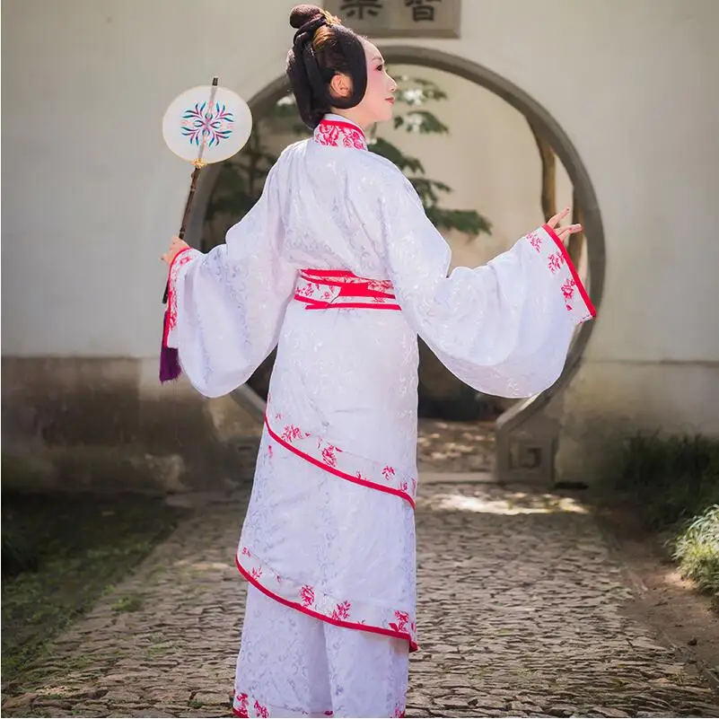 Hanfu Женские китайские сказочные классические танцевальные костюмы древнее