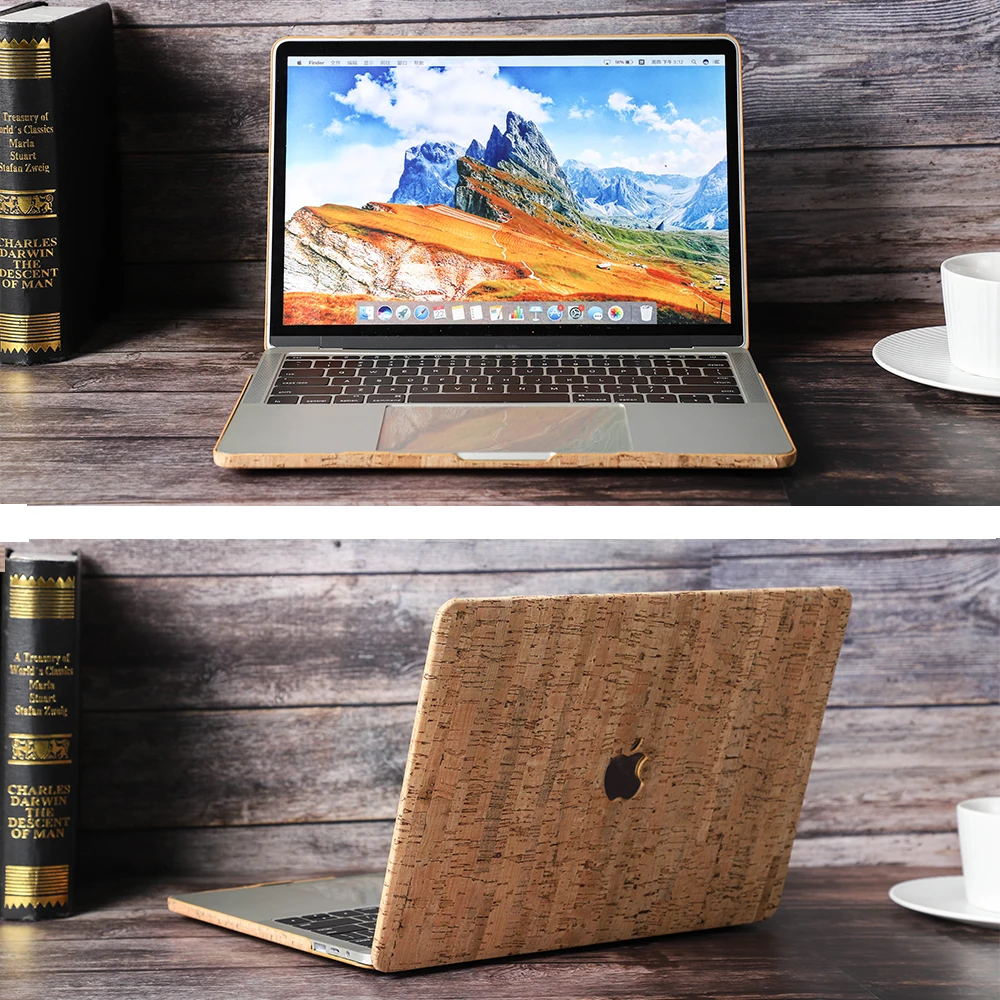 

CONTACT'S FAMILY Vintage PU Leather Shell Skin Laptop Cover Case for Apple MacBook Air 13.3 Inch 2019 2020 New A1932 A2179 A2337