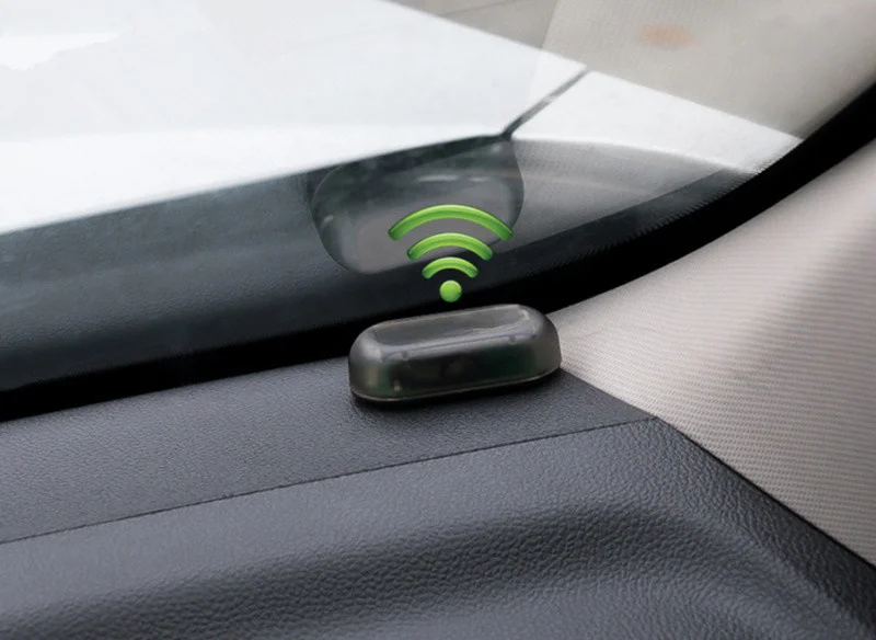 1 шт. автомобильная светодиодсветильник сигнализация на солнечной батарее для