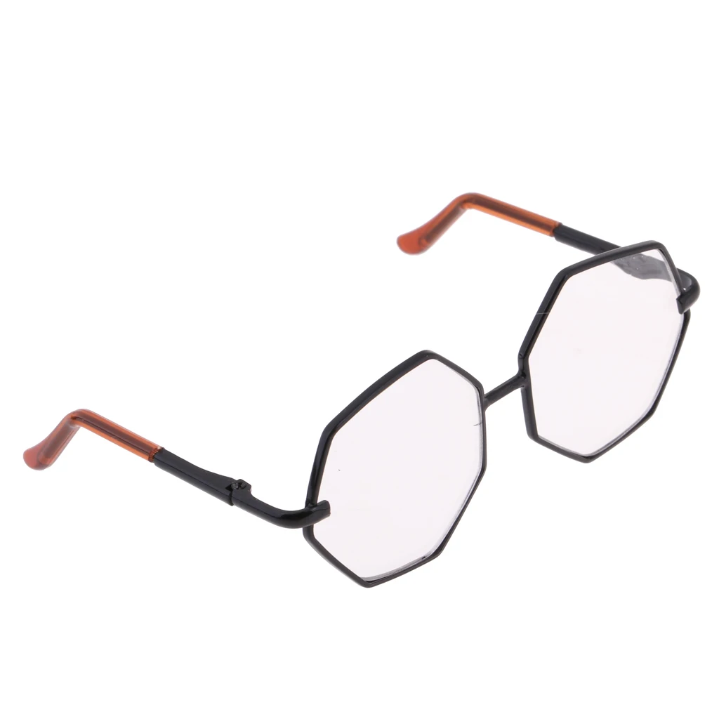 Аксессуары для кукол металлическая оправа шестигранные очки солнцезащитные 12