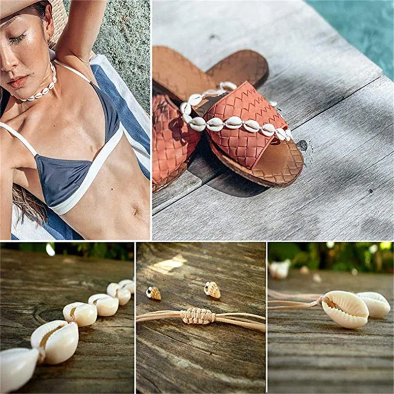 Чандлер Cowire ожерелье из морской раковины чокер океан море пляж ювелирные изделия