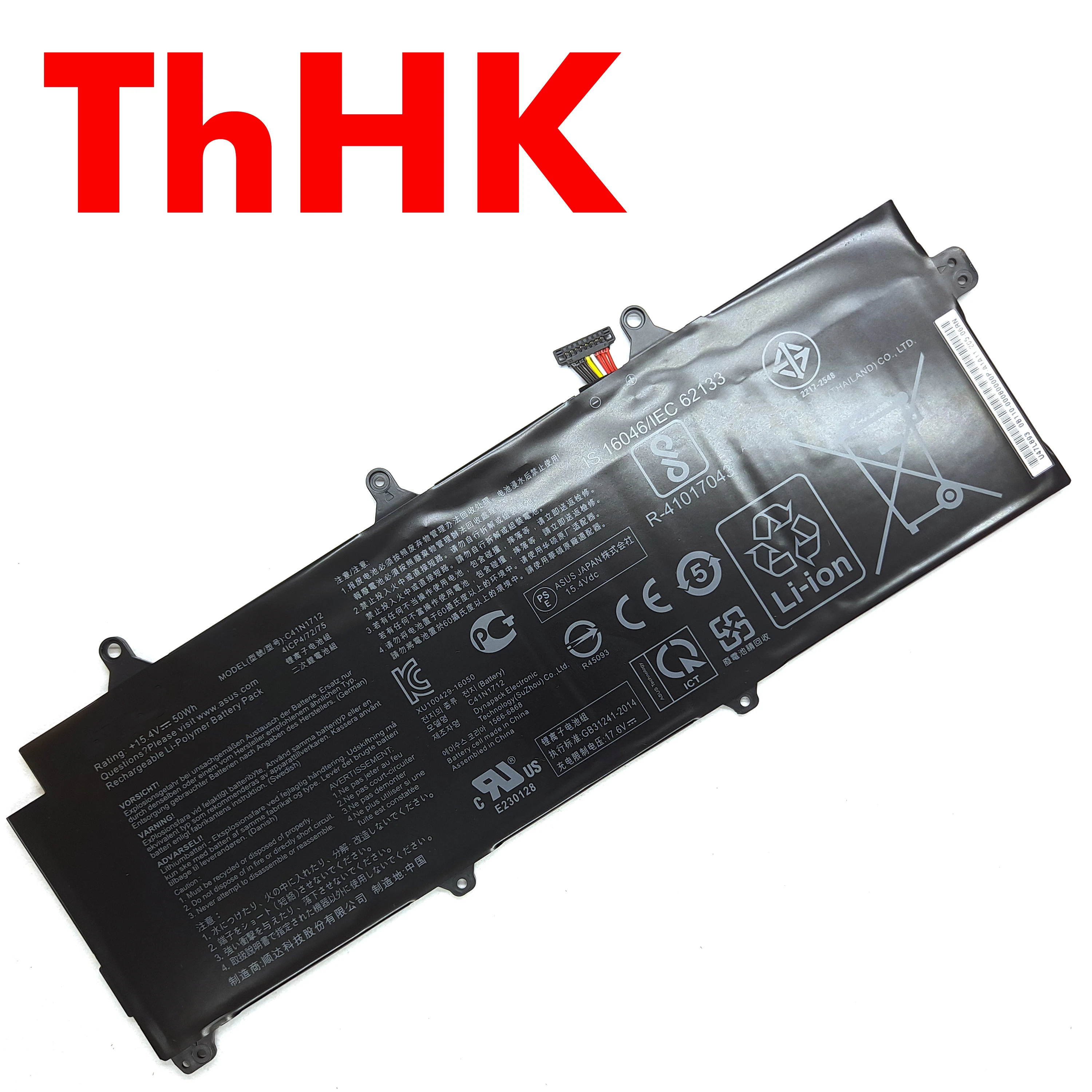 Оригинальный ноутбук C41N1712 Аккумулятор для ноутбука ASUS Zephyrus GX501 GX501V GX501GI GX501G GX501GM