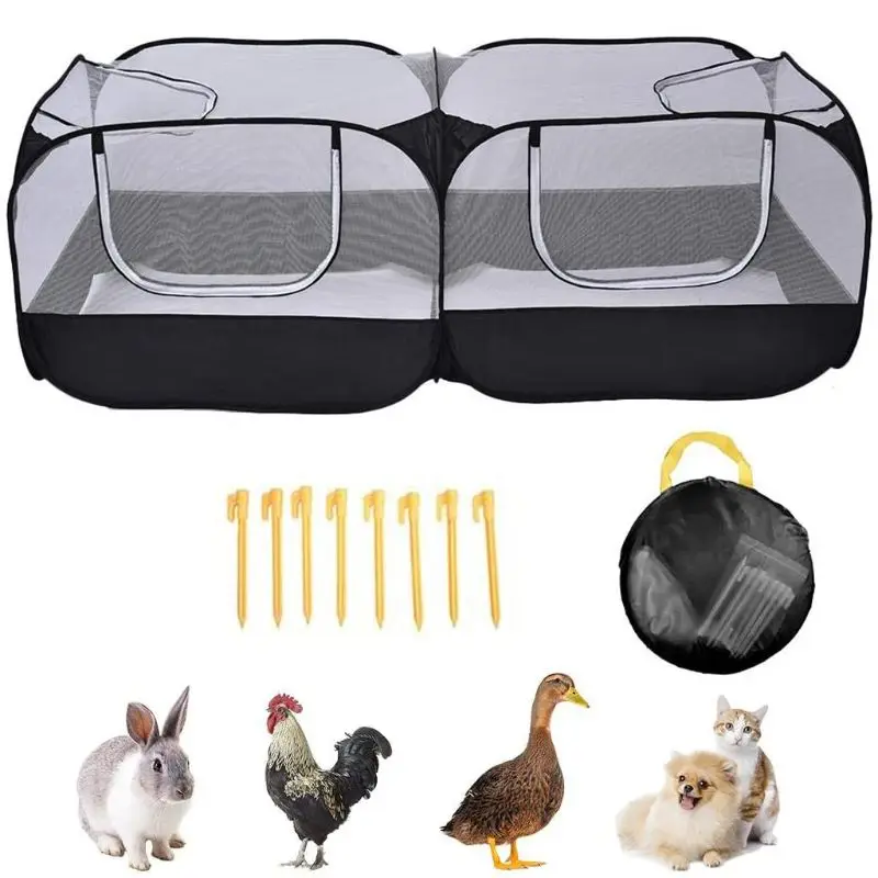 Портативная куриная большая всплывающая ручка подходит для маленьких животных