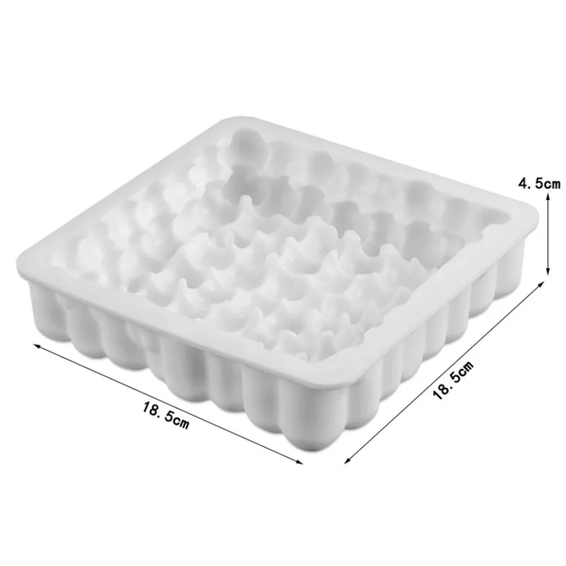 Силиконовая 3D форма вишни для торта поддон выпечки шоколадного Мусса