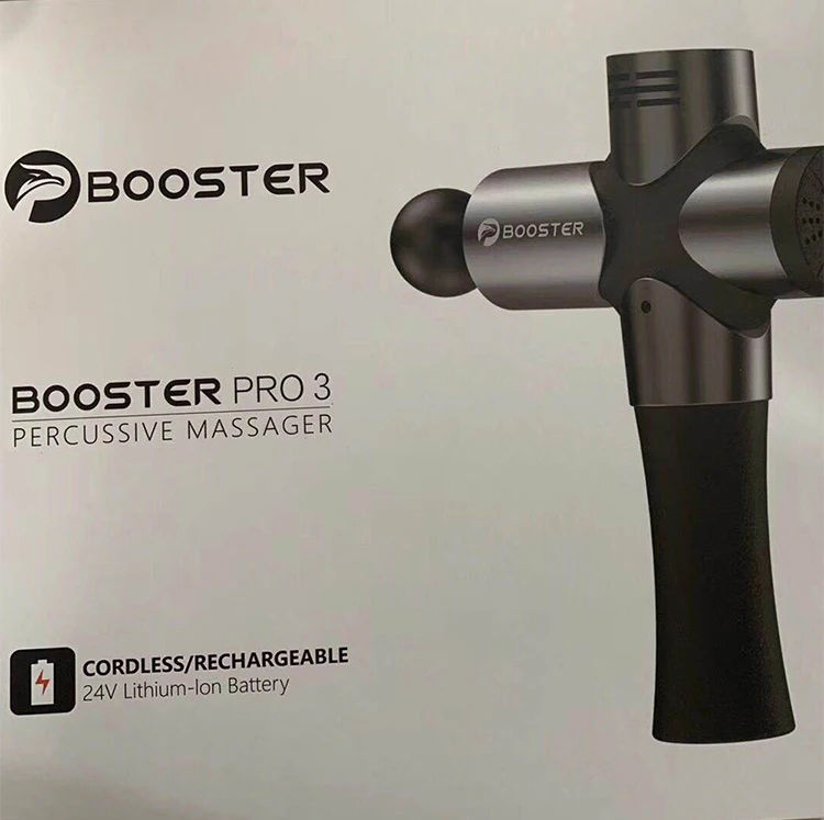 Дропшиппинг Booster Pro3 новейший терагун глубокий массажер для мышечного стимулятора массажный пистолет для расслабления для лечения ткани с низким уровнем шума 24 В