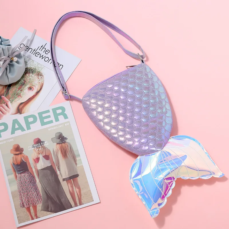 Чехол для карандашей из ПУ кожи с рисунком русалки|Пеналы| |