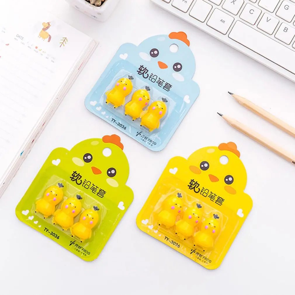 3 шт./упак. детскую ручку установить студенческий карандаш протектор Принцесса